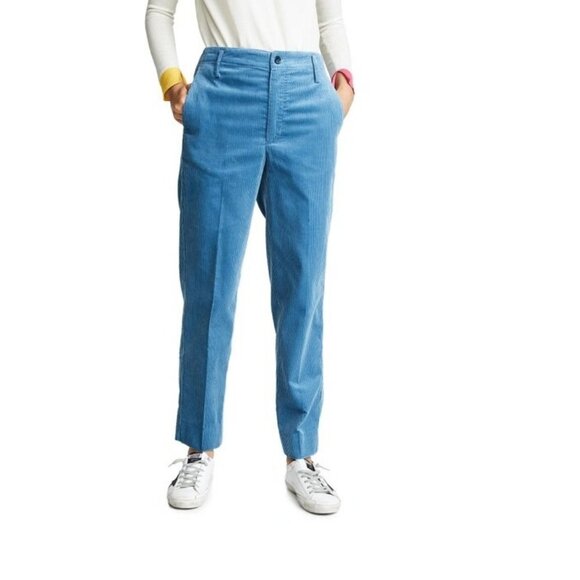 Golden Goose Single Breasted Corduroy Blazer and Pants Suit in Azure Small - Picture 3 of 12